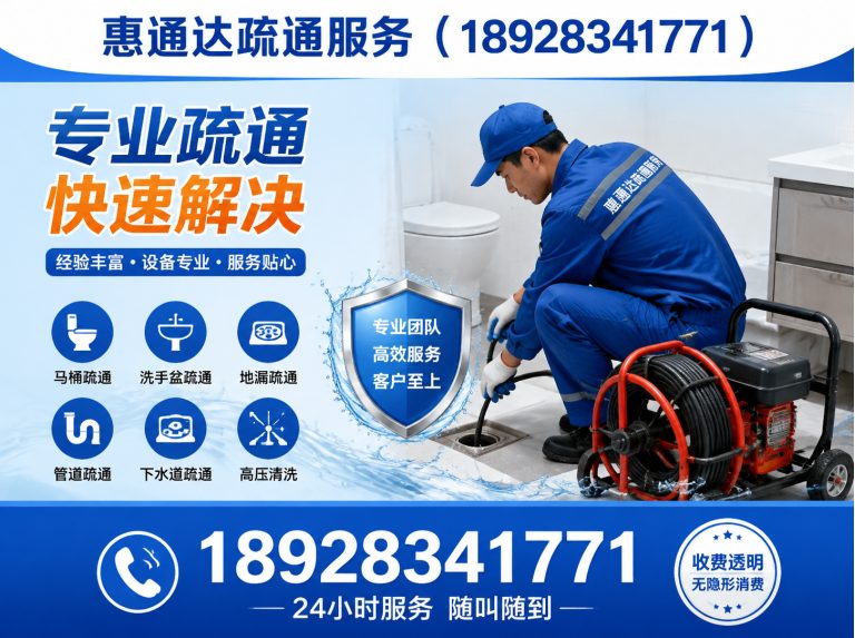 惠城区惠州管道疏通展示图